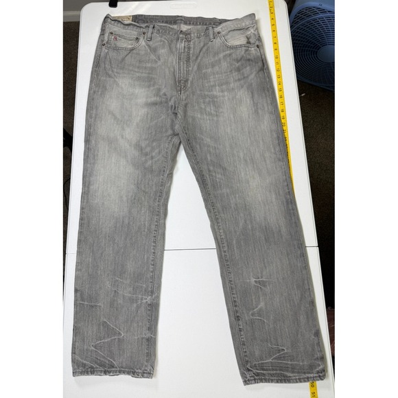Polo Ralph Lauren Other - Polo Ralph Lauren Hampton Straight Gray Jeans Mens 44x34 Vintage Y2K Grunge